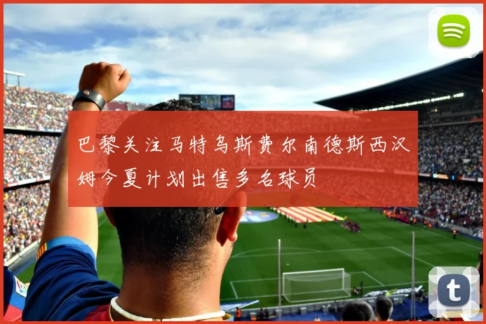 巴黎关注马特乌斯费尔南德斯西汉姆今夏计划出售多名球员